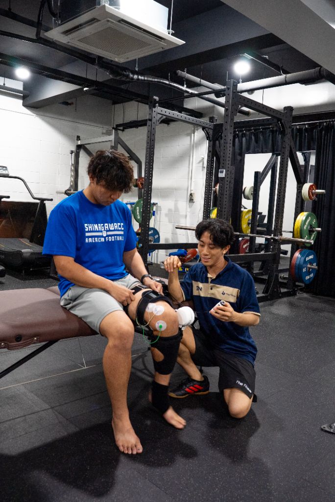 前十字靭帯復帰プログラム トレーニング指導風景