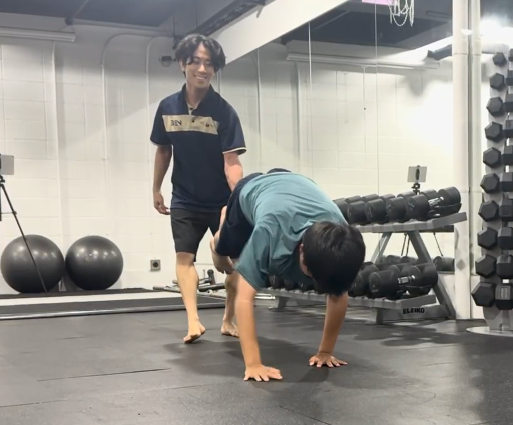 Jrアスリート育成プログラム トレーニング指導風景